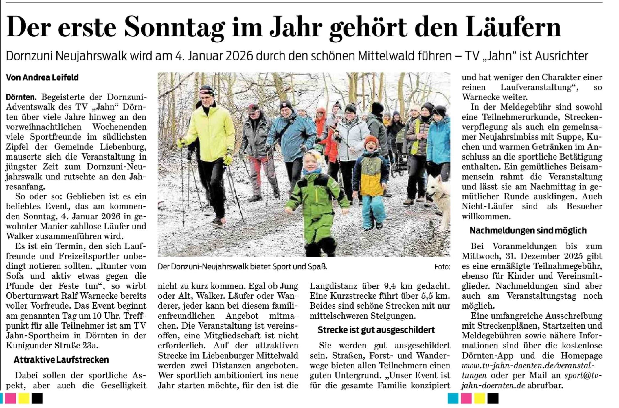 Neujahrswalk 2026 Einladung