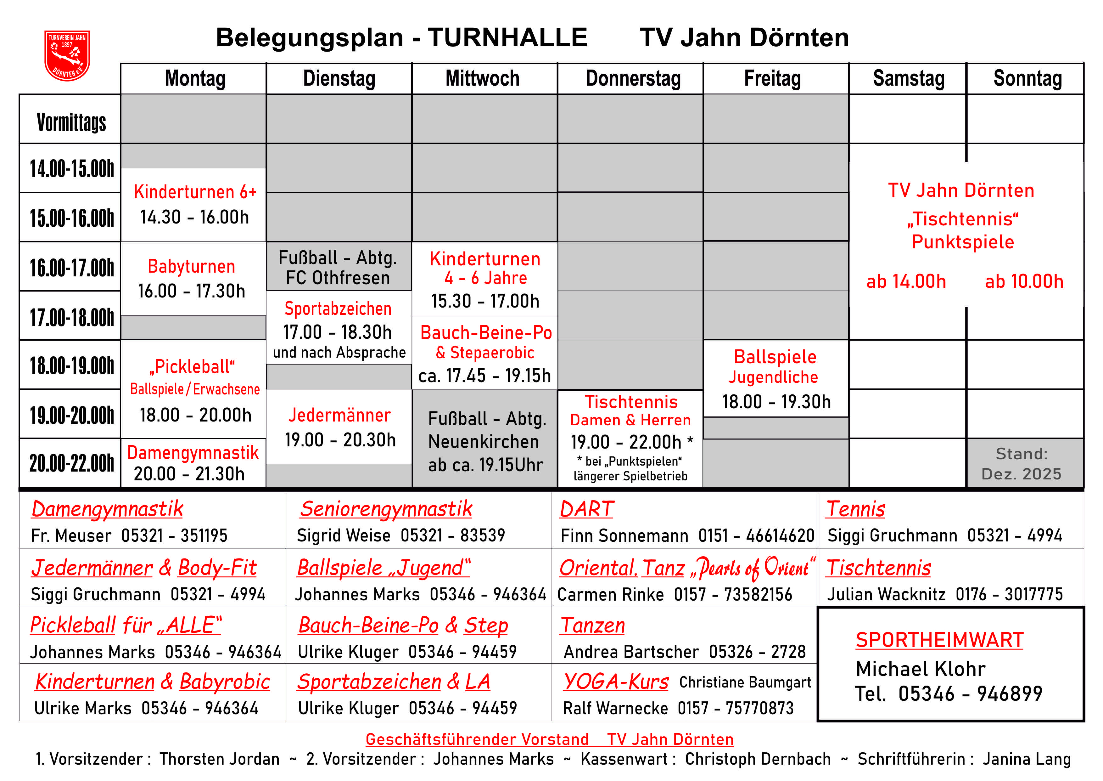 Belegungsplan TuH 10 2023